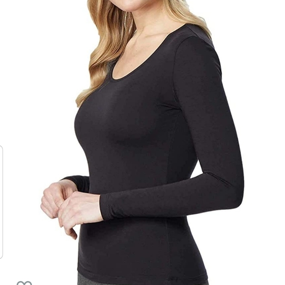 32degrees women's heat scoop neck thermal top